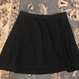 Black skater skirt